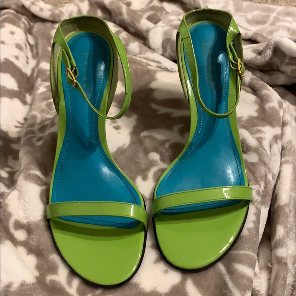 Lauren Ralph Lauren Lime green heels